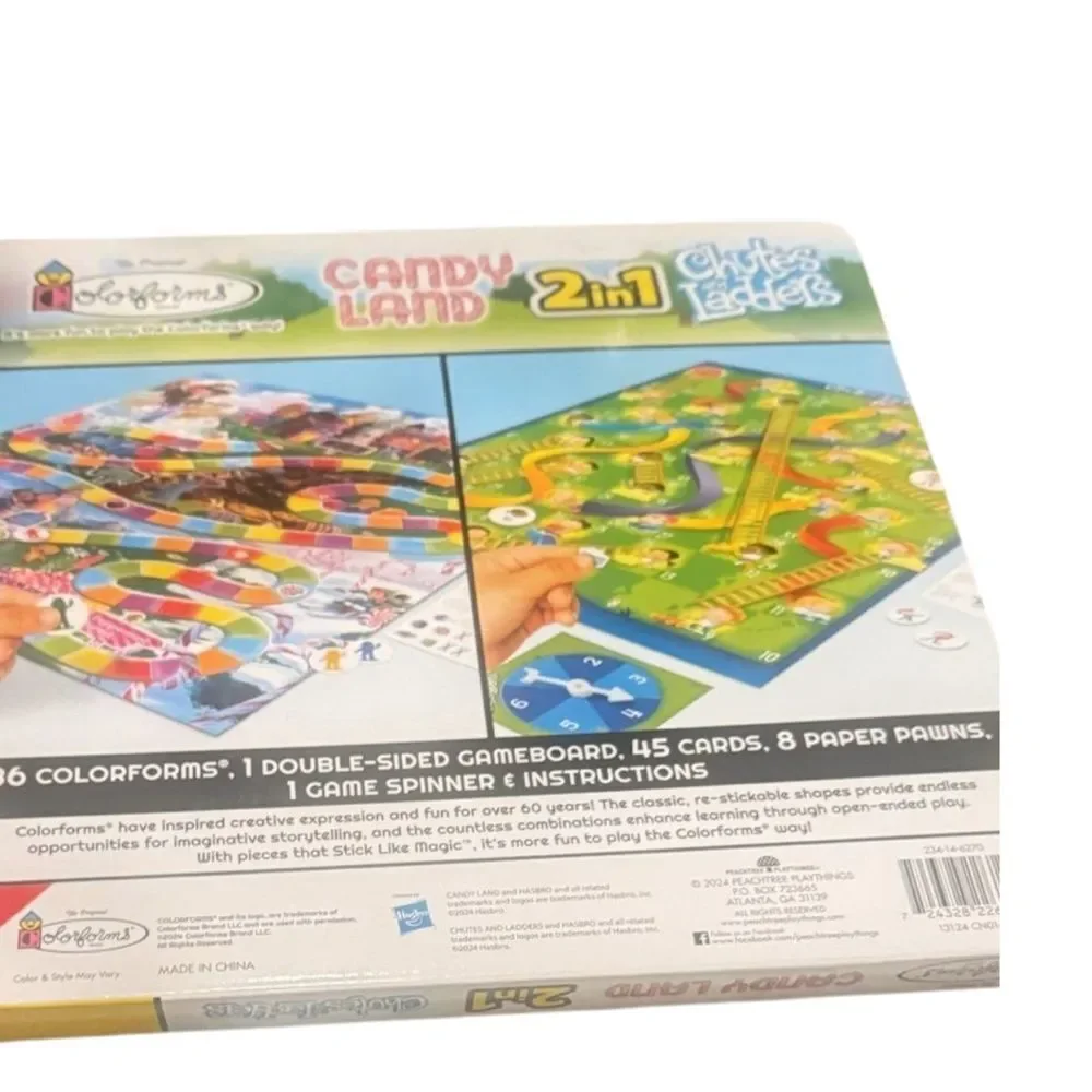 Candy Land and Chutes and Ladders Board Game Set Set of 2 family kids game